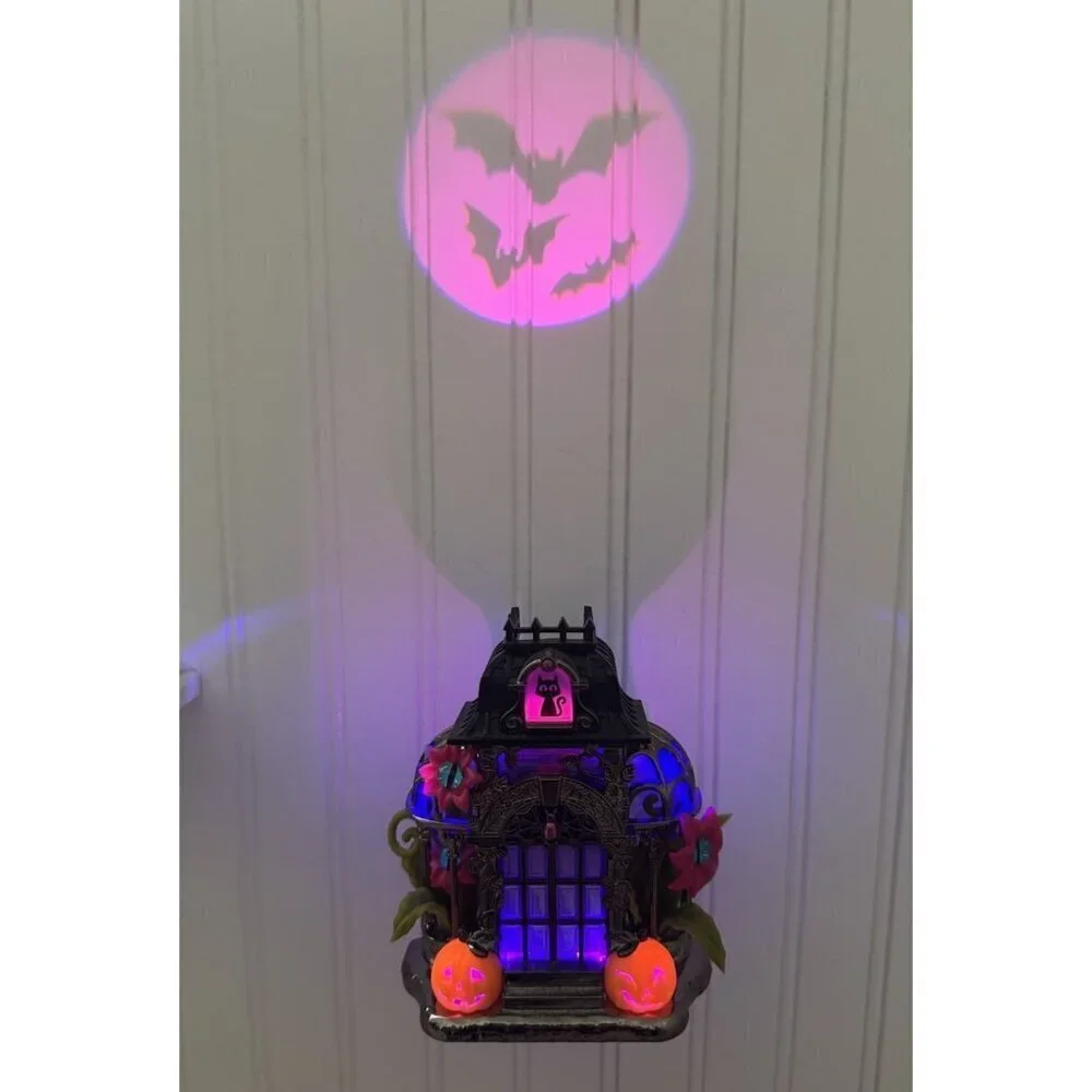 Bath & Body Works Wallflower Haunted Conservatory Halloween Projector Black Cat